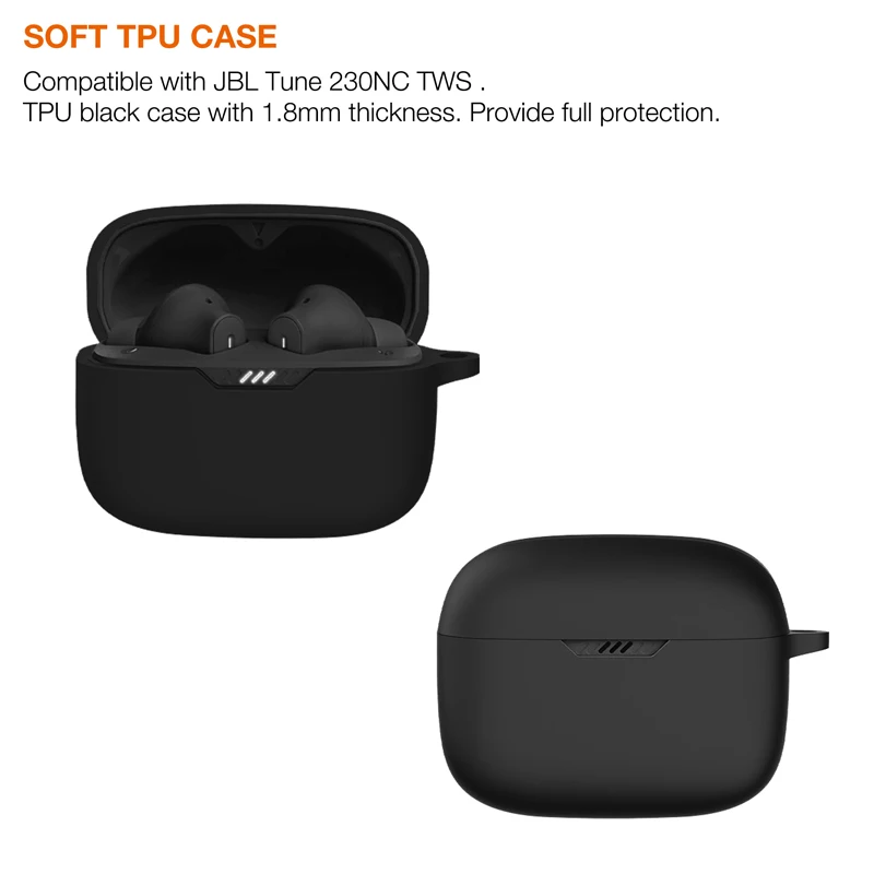 Silicone Eartips Case Compatible with JBL Tune 230NC TWS Earbuds Headphones Ear Tip Earpads Cover with S.M.L Size * 3 Pa