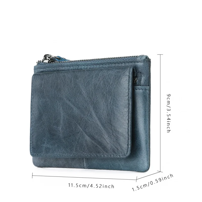 Coin Purse Retro Creative Mini Storage Bag Japanese Style Handmade Genuine Leather Multifunctional Card Holder