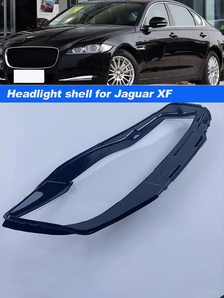 

Крышки для передних фар, стеклянная бленда для передних фар Jaguar XF 2016-2019, прозрачный абажур, чехол для передних фар