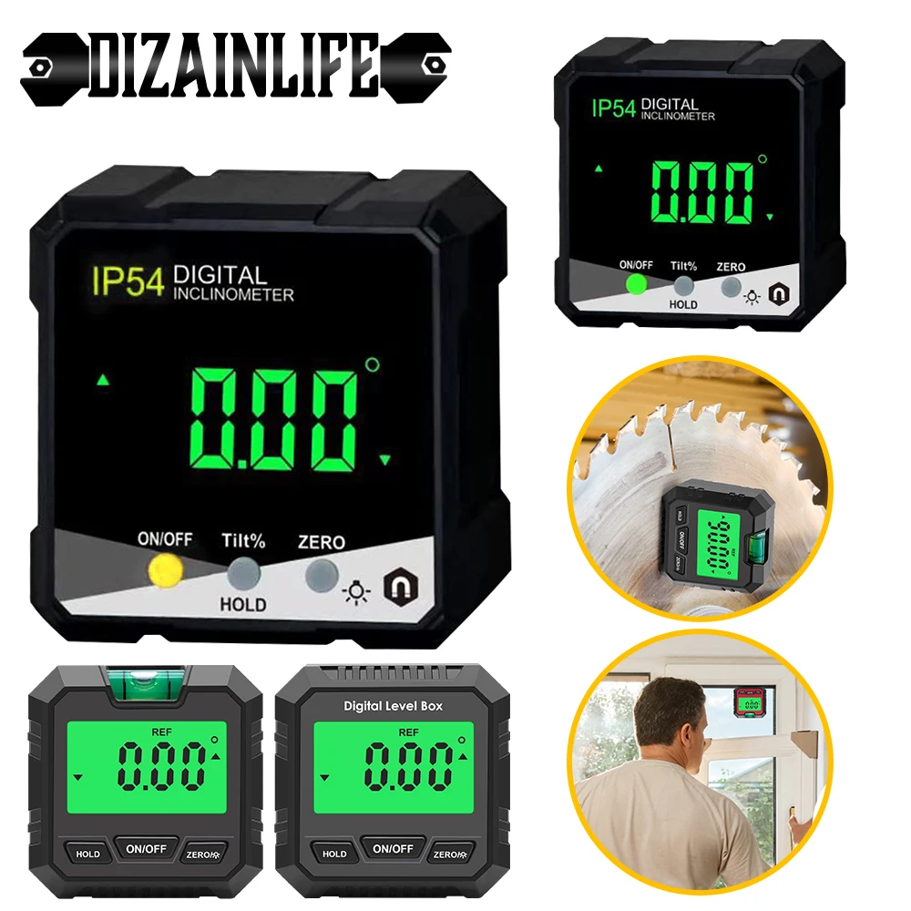 Mini Digital Protractor Inclinometer Magnetic Bevel Electronic Angle Finder Electron Goniometer Level Meter Measuring Tools |