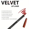 3Pcs Velvet Lipliner Pencil Set, Long-lasting Waterproof Lipstick Matte Finish Cosmetics 3