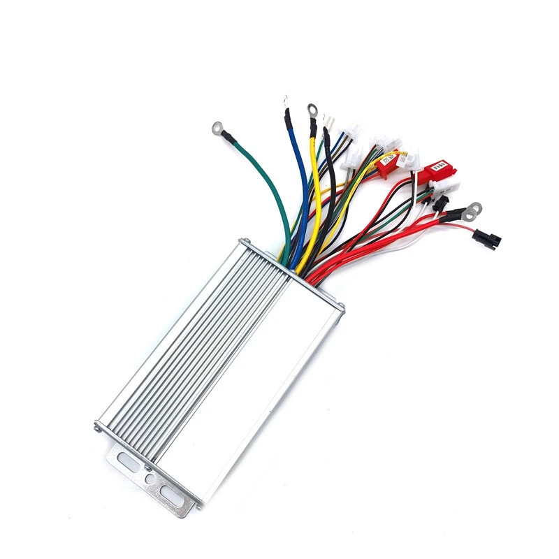 

1 шт. синусоидальный трехрежимный 12-трубчатый 500 Вт интеллектуальный контроллер для электромобиля, как показано на рисунке, бесшумный вектор из металла и пластика, бесщеточный