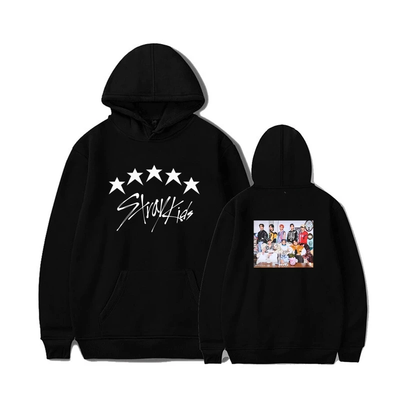 

Stray Kids 5 Star Hoodies Skz Men Women Hoodie Kpop Bang Chan Seungmin Hyunjin Changbin FELIX IN HAN Lee Know Print Sweatshirt