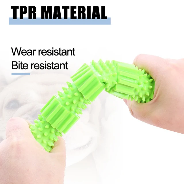 New Dog Teether Training Pet Dog Chew Toy for Aggressive Chewers Treat Dispensing Rubber Teeth Cleaning Toy Squeaking Rubber 2