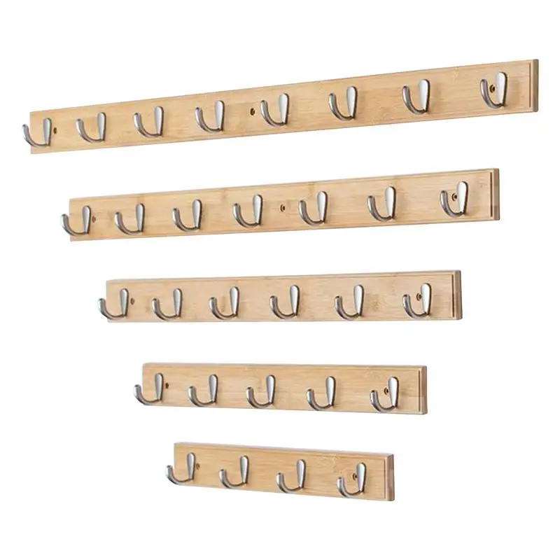 

Вешалка для пальто, настенное крепление, сверхпрочные Крючки для одежды, крючки для полотенец на задней стороне двери, домашнее хранение и организация для входа