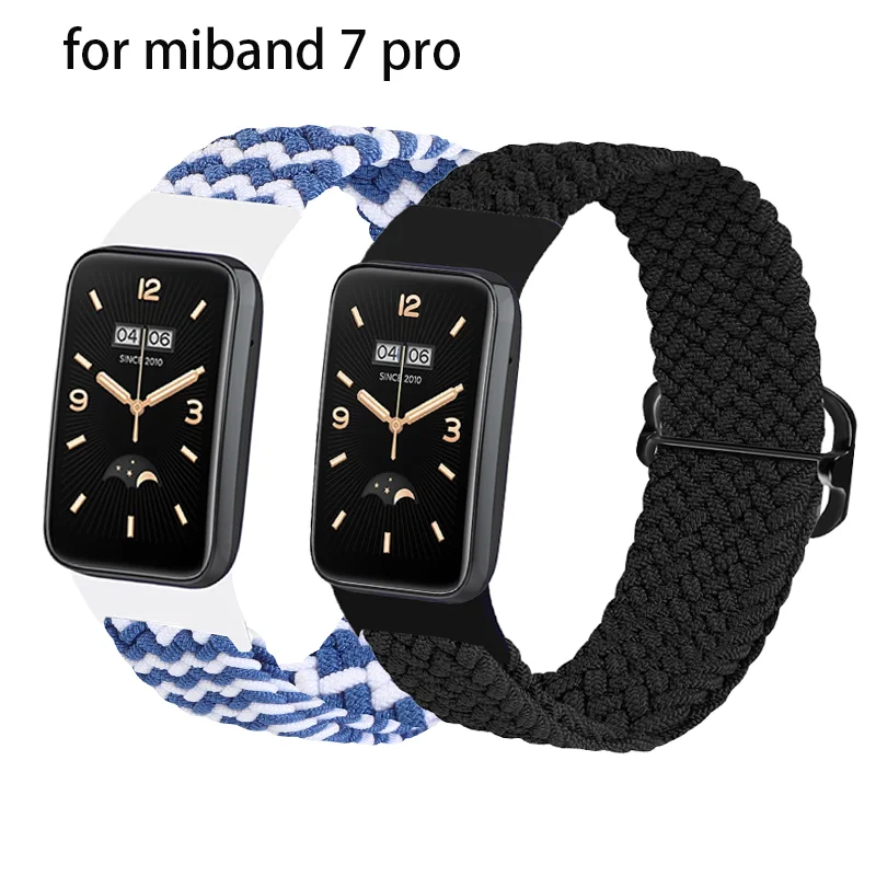 Hunmansaf Correa Para Huawei Band 7, Huawei Band 7 Correa De Nailon Elástica Ajustable Bandas