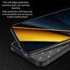 Carbon Fiber Texture Back Cover For Xiaomi Poco X6 Pro 5G Case TPU Soft Shockproof Coque PocoX6Pro Poko Little X 6 X6Pro 6X 5G 4