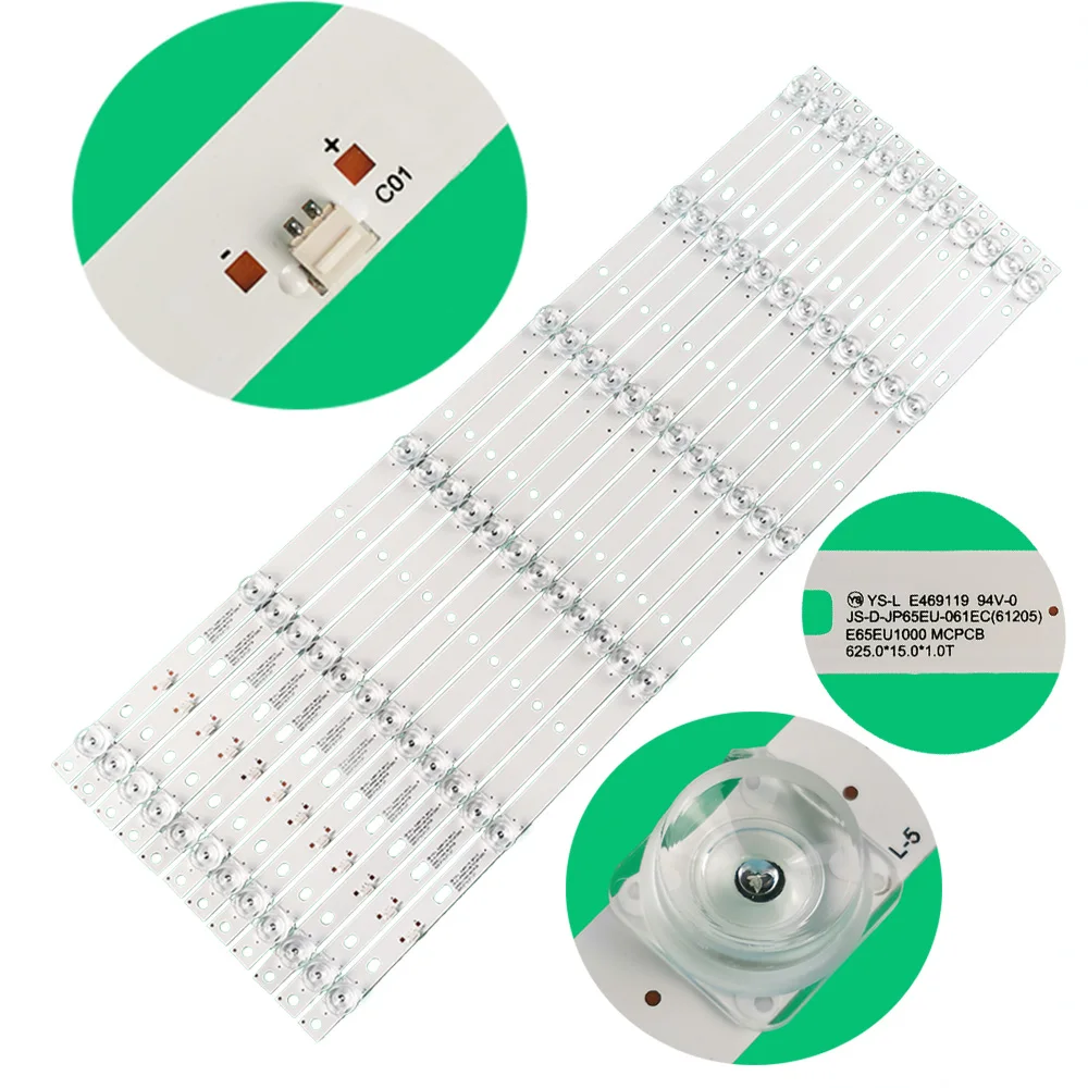 Tira Conduzida Js-d-jp65eu061ec Js-d-jp65eu-062ec E65eu1000 Ds65m75-ds01-v01 Dsbj-w 65qhqjp 65r4 65a14a 65×3 65ai4a Novo