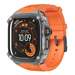 Luxury Watch Strap Kit with Protective Case - 49mm (Orange)