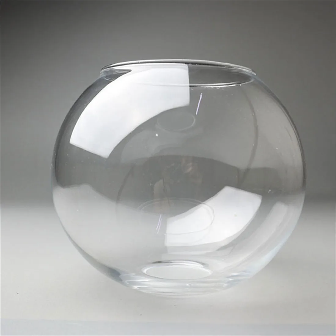 Hand Blown Clear Glass Globe Lamp Shade Replacement with 2 Ends Opening D13cm D15cm D20cm D25cm D18cm Glass Cover Ball