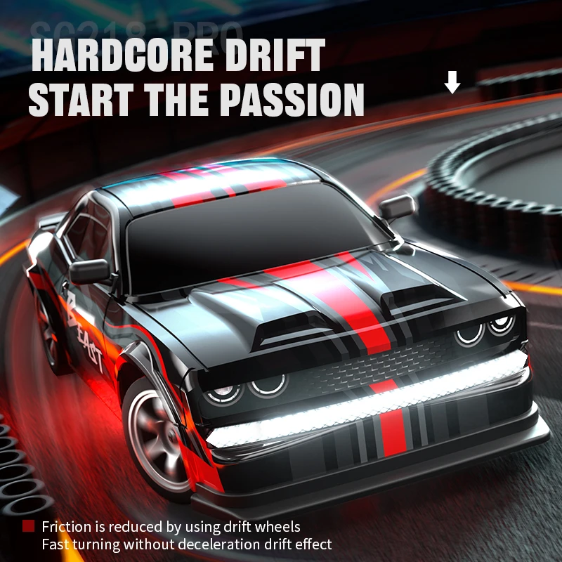 SG218Pro Sport Car Remote Control Horizontal Drift Simulation Full Scale 1:16 High Speed 4wd Power RC Model Toy Gift 2