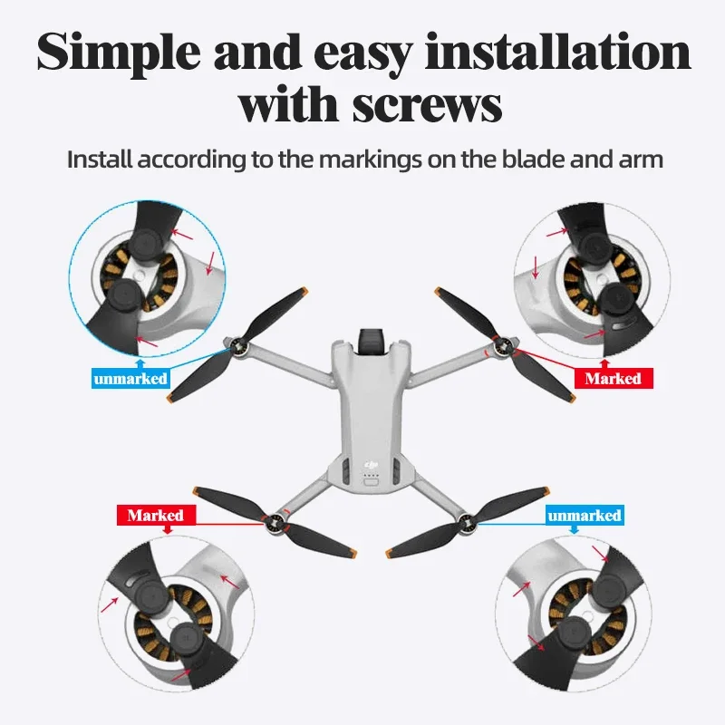 Eliche Pieghevoli in Fibra di Carbonio DJI 6030F per Droni - immagine 2