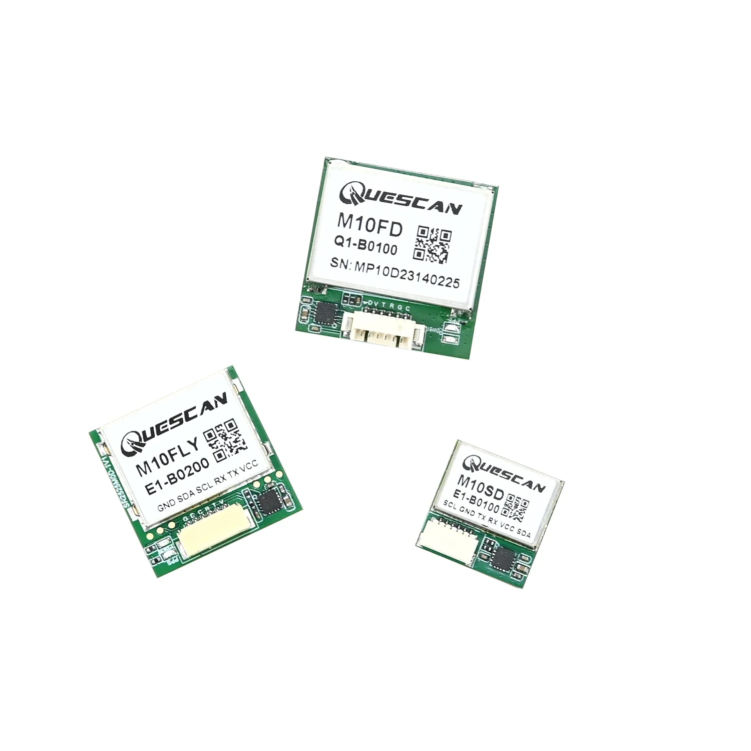 Ensemble de modules GPS M10FLY et M10FD avec boussole, prêts pour installation sur drone FPV