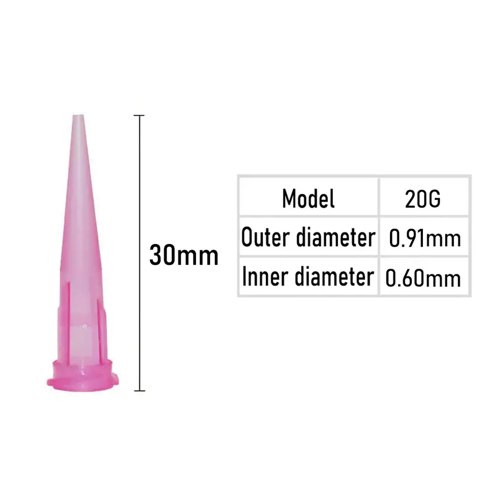 10pcs Luer Lock TT Tapered Tips Precision Liquid Syringe Dispenser Needles Tips 30mm 10/11/13/14/15/16/18/20/21/22/23/25/27/30G image 17
