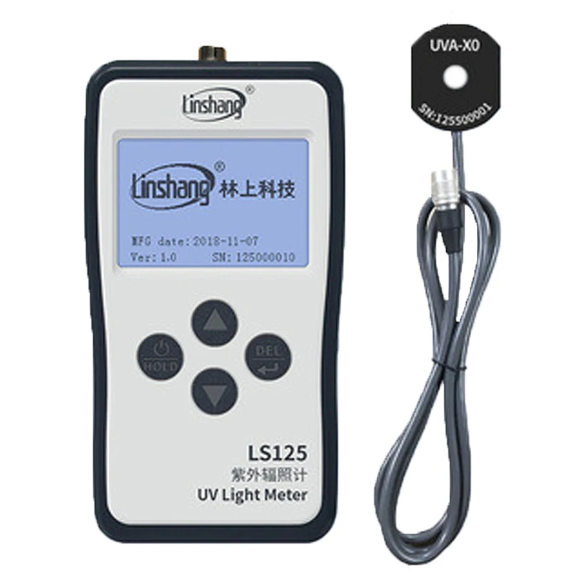 Linshang UVA-X0 Probe UVA LED Sensor for LS125 UV Power Meter Test Intensity and Energy of UV LED Point Light Curing