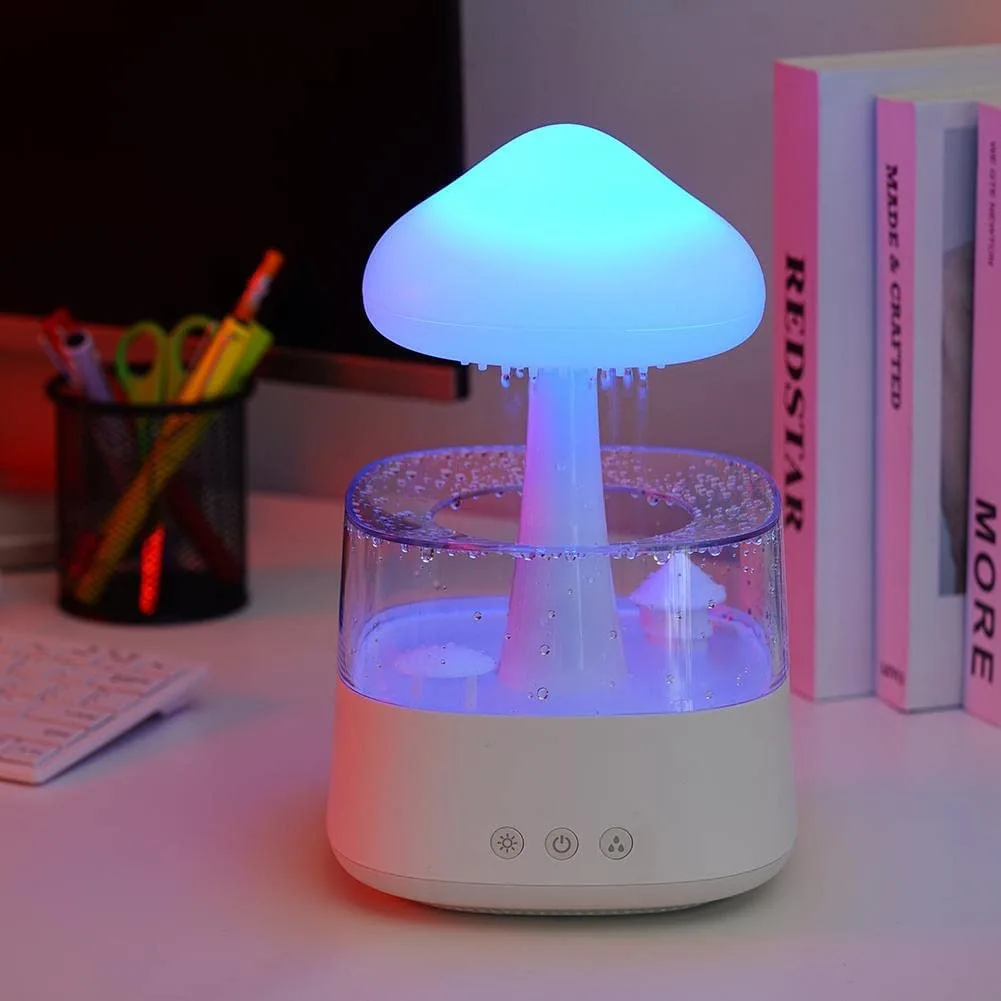 

home appliance humidificadores Rain Cloud Design Aroma Diffuser USB Air Diffusers Mist Mushroom Humidifier