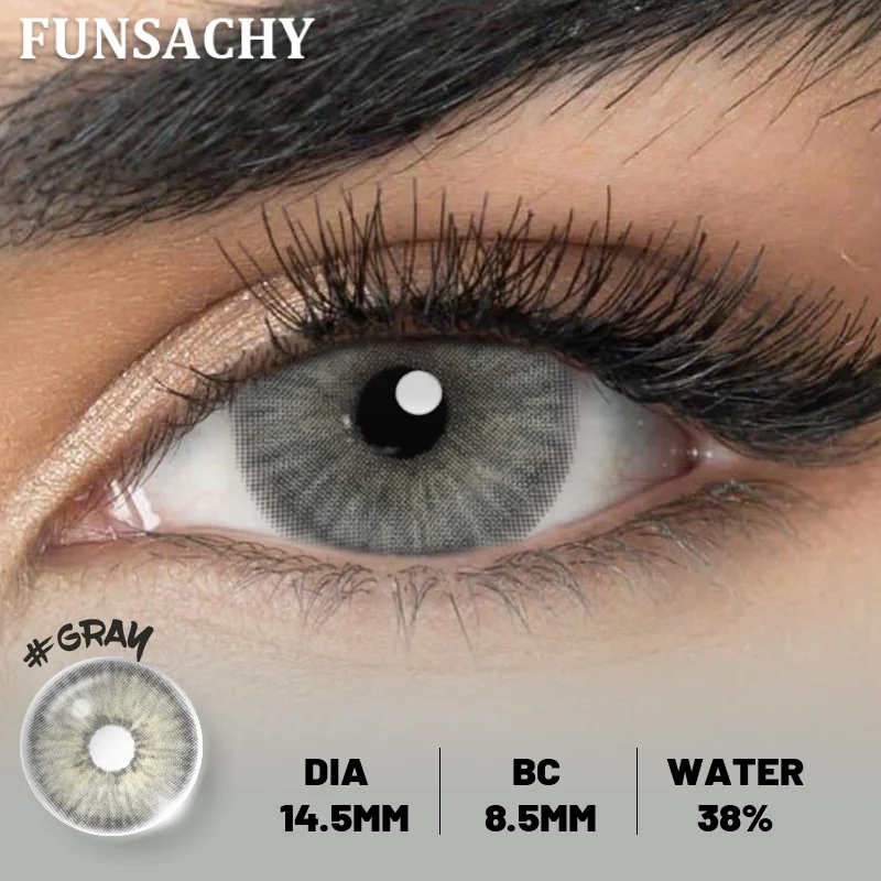 Enhance Your Look: Yearly Green & Brown Cosmetic Contact Lenses for Beauty Transformation