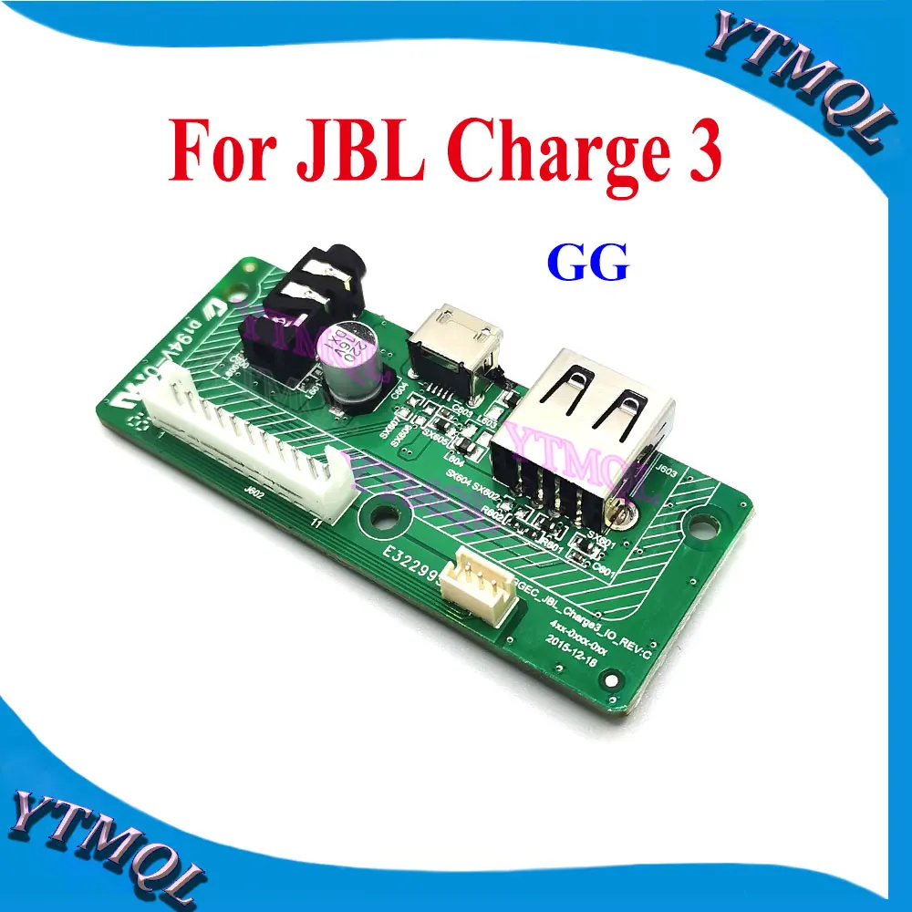 Puerto de carga Micro USB 2,0 para JBL Charge 3 GG, conector de placa