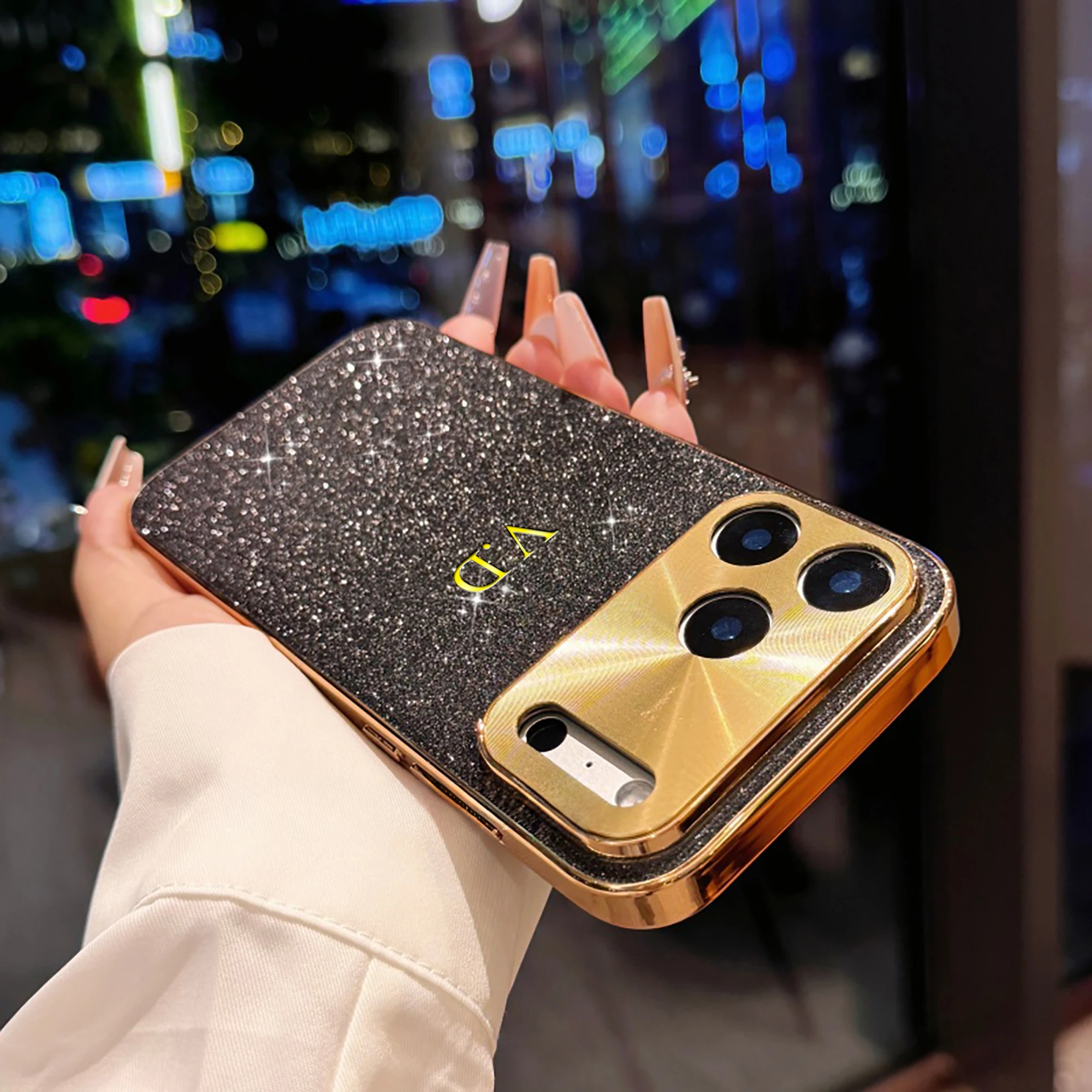 Custom Name Sparkling Glitter Phone Case for iPhone 13 14 thumbnail 3