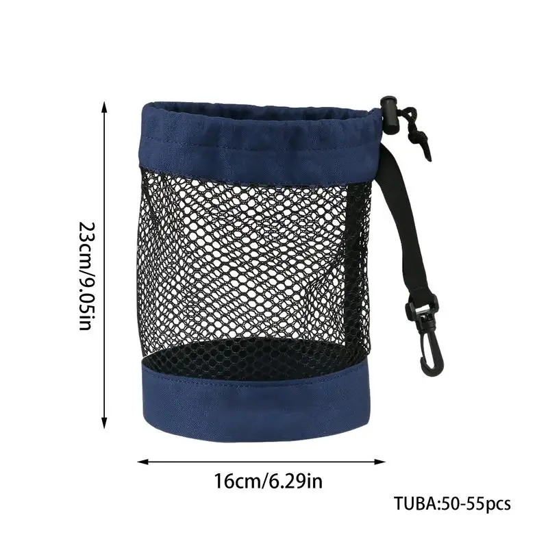 Golf Mesh Net Bag Nylon Golf Tennis 12/24/48 Ball Carrying Drawstring Pouch Golf Bags Golf Accessories Indoor Outdoor Sports 6