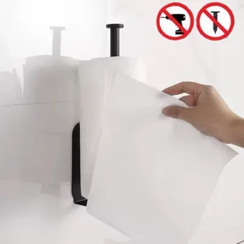 ชั้นวางกระดาษชําระห้องน้ํากระดาษผ้าเช็ดตัวผู้ถือกาวกระดาษดูดซับ WC ห้องครัวฮาร์ดแวร์อุปกรณ์จัดเก็บข้อมูล 1