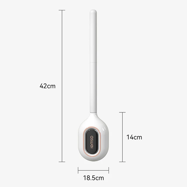 ใหม่แปรงห้องน้ําอโรมาในครัวเรือนไม่มีมุมตายห้องน้ําติดผนังซิลิโคน Gap ทําความสะอาดเครื่องมือสิ่งอํานวยความสะดวกในห้องน้ํา 6