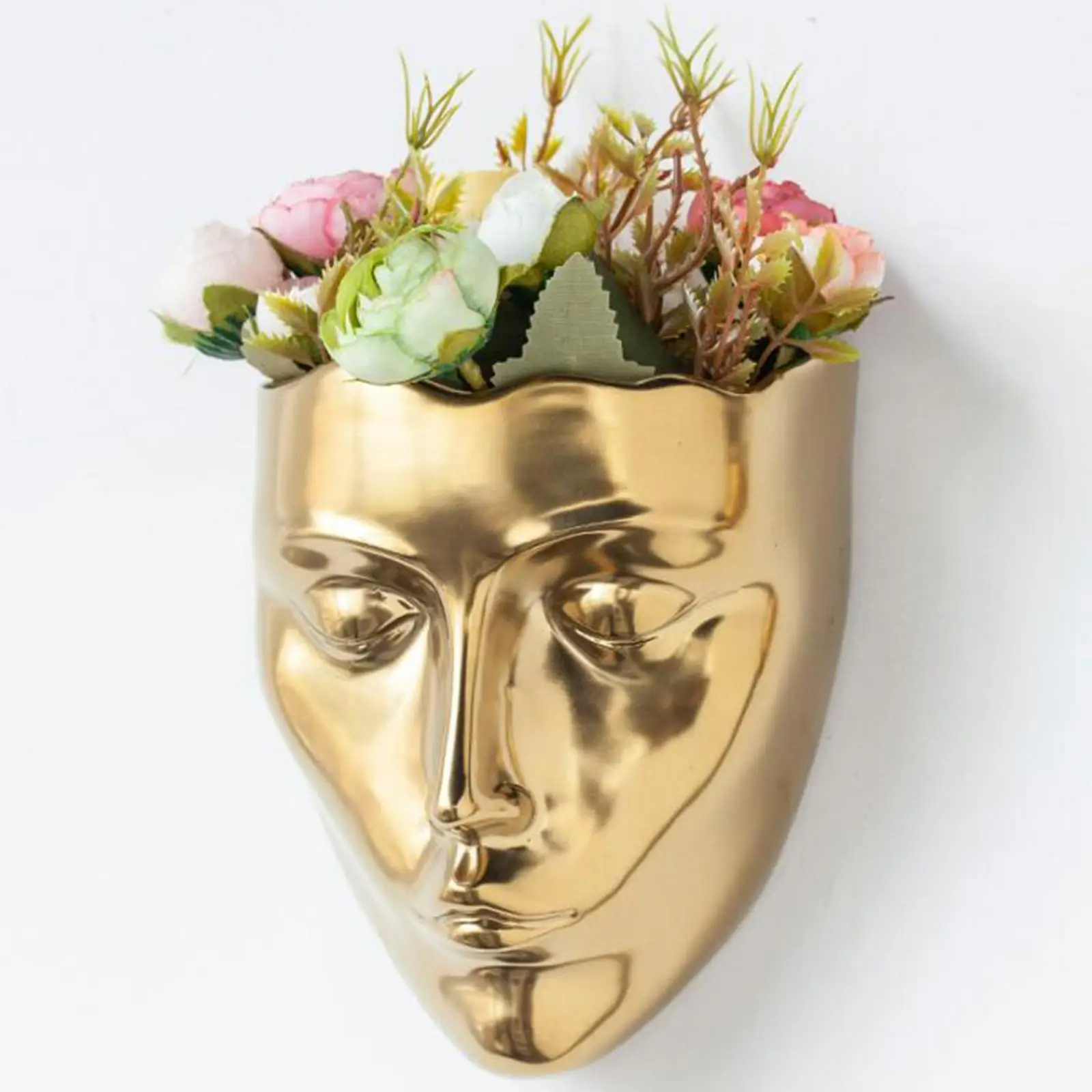 Creative Planter Decoration Wall Mounted Face Flower Pot Outdoor Indoor