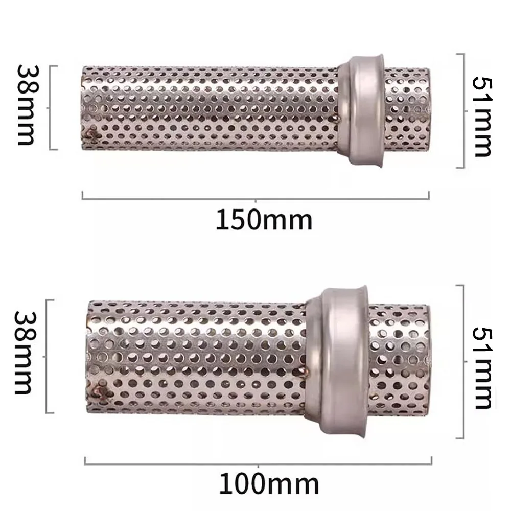 51Mm 60Mm Universale Moto Racing Tubo Di Scarico Fuga Elimina Rumore Silenziatore Inserto Db Killer