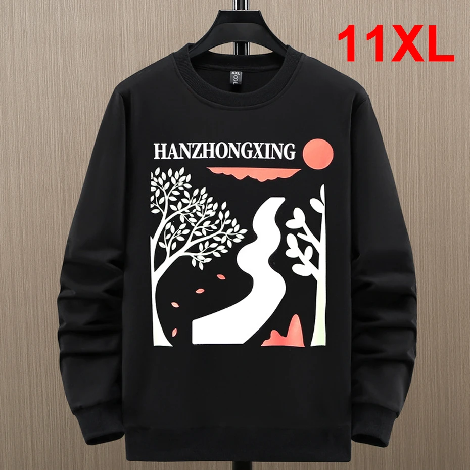 

Мужской свитшот с принтом, размеры 10XL, 11XL