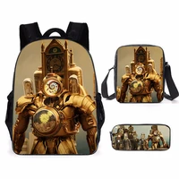 Skibidi Toilet Titan Speakerman children's backpack boy School Bag For Teenage kids Backpack Anime Travel Backpack Pencil bag 5