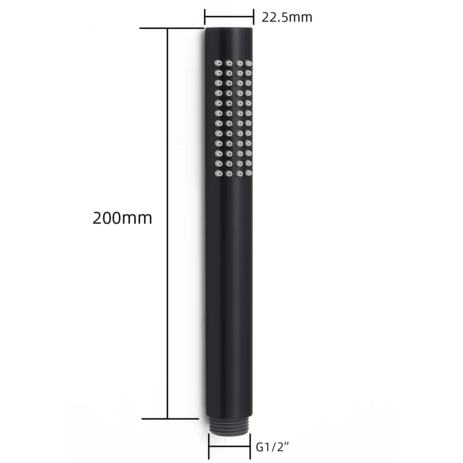 **Sydney Stock** KYLINS Hand Held Shower Head with Holder Mixer Tap Set Concealed Shower System Round Matt BLack WELS WaterMark