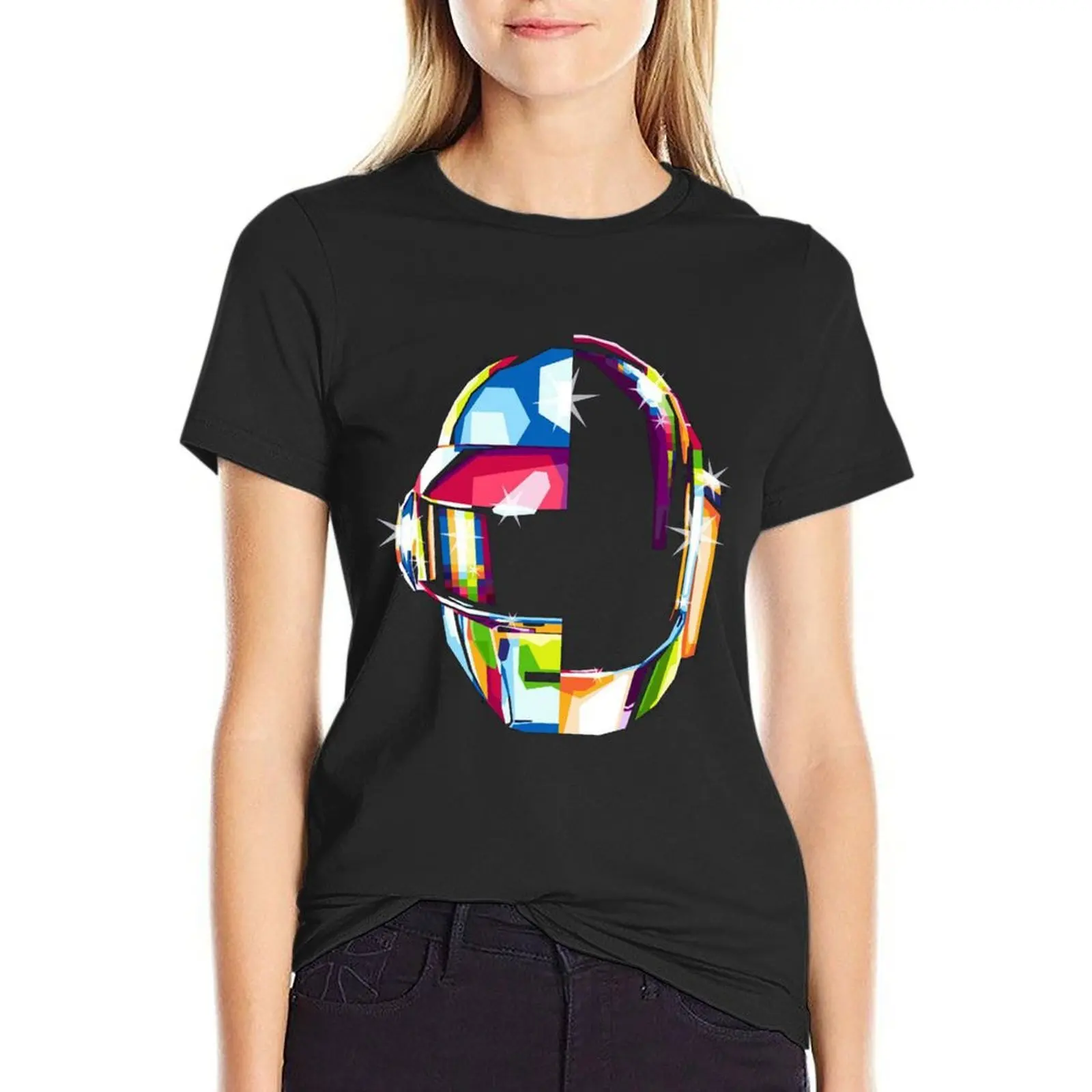 House Electronic Music T-Shirt summer top summer tops tshirts for Women