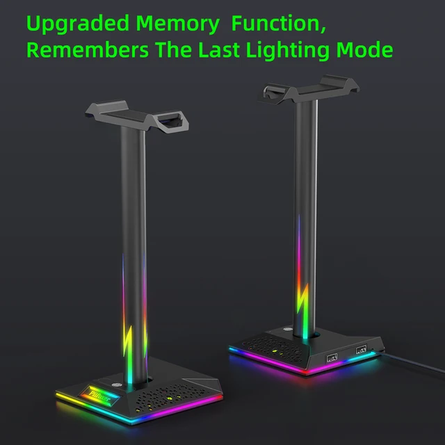 Rgb Headset Holder Corsair Led Stand RGB Lights Headphone