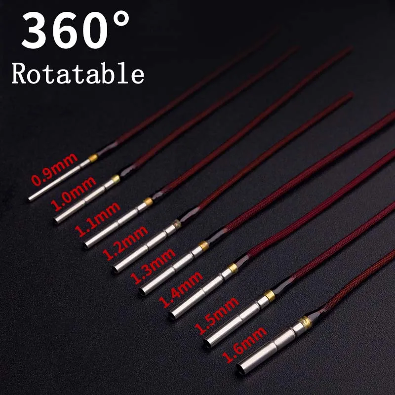 3pcs/lot 0.9mm-2.2mm Fishing Rod Tip Rotatable Wire Line For Hand Rod  Telescopic Rod DIY Repair Tool Connect Line A320 - AliExpress