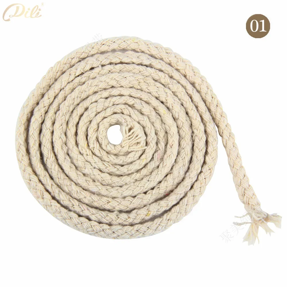 Cotton Rope 10/5yards/lot 5mm Colored Twisted Cord Rope Craft Decorative DIY Handmade