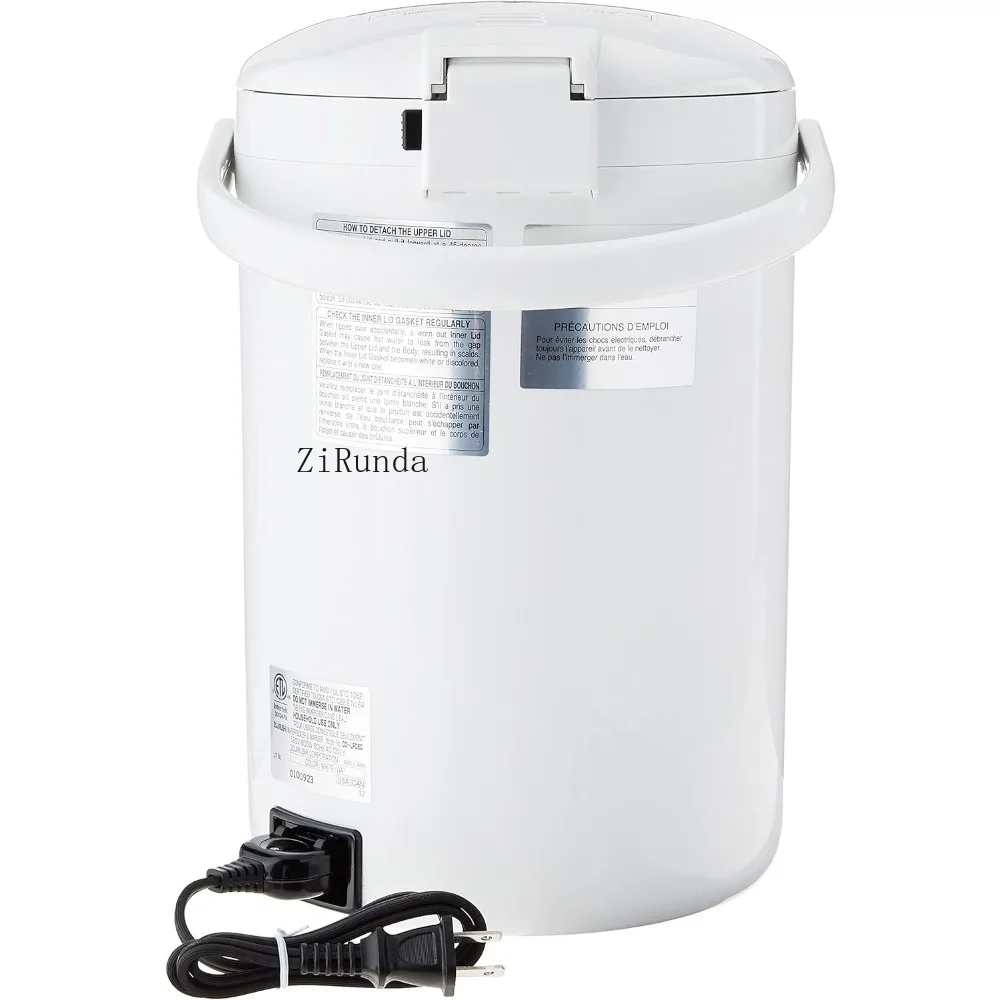 Water boilers and heaters. Easy to clean non stick interior 169 ounces/5.0 liters, white, four temperature settings for home use