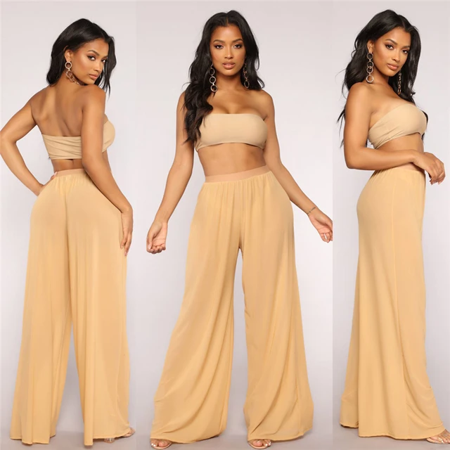 Pantalon Femme Volants Maille Transparent - Taille Haute - Cover-up Plage - Noir, Blanc, Orange