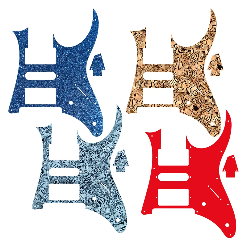 

Xinyue Great Quality Electric Guitar Parts For MIJ Ibanez Jemjr Pickguard Humbucker HSH Pickup Scratch Plate Multicolor Options