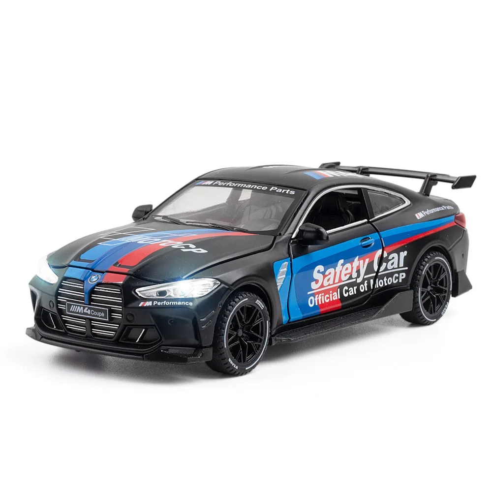 1:32 BMW M4 IM Coupe GT3 Le Mans гоночный автомобиль свободная подсветка светильник ный модель