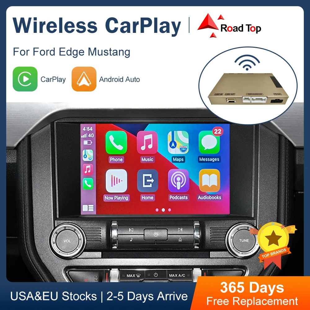 WirelessCarPlayforFordEdgeMustangSync2AndroidAutoInterfaceMirrorLinkAirPlayCar