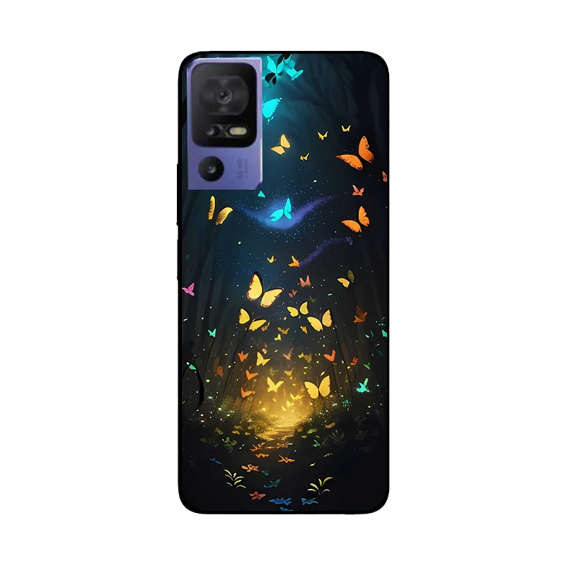 Leaf Panda Soft Silicone Back Cover - Protective Phone Case