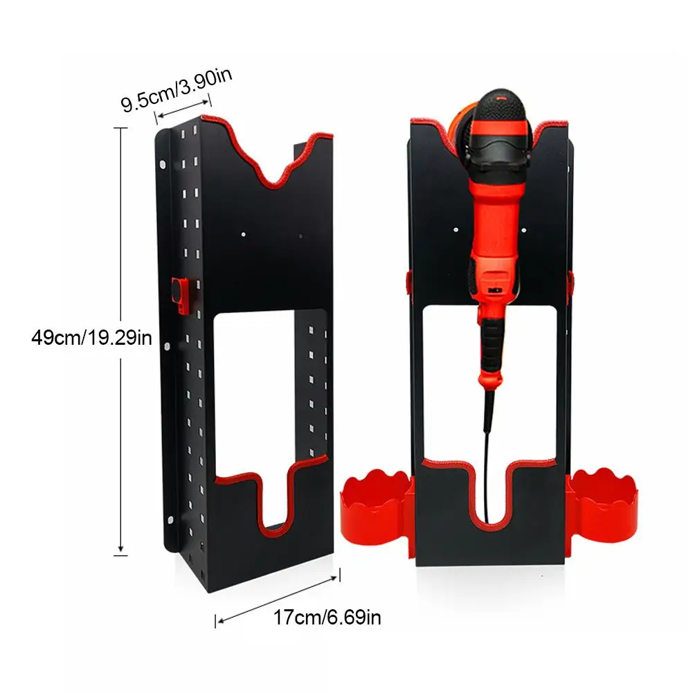 Wall-mounted Polisher Tool Holder Dedicated Placement Of Spray Bottle Rack For er Machines Cutting Machines Polishing