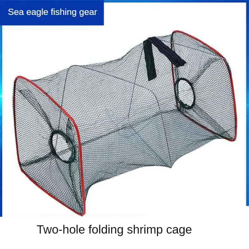 Trappola Per Pesci Per Gamberetti Rete Da Pesca Pieghevole Telescopica Gabbia A Rete Con Mangiatoia Creel Guadable Carpfishing Catcher Per Gamberi