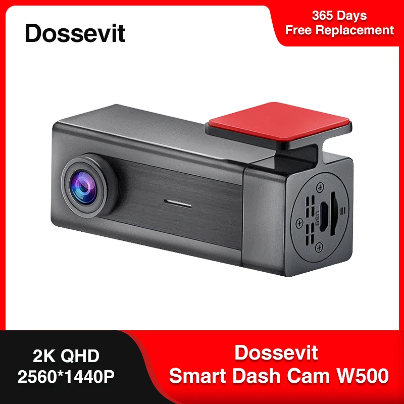 car security camera Dossevit QHD Night Vision Dash Cam 1440P Wifi Car DVR 170° Wild Angle Camera With G-Sensor WDR 24H Parking Monitoring car camera system