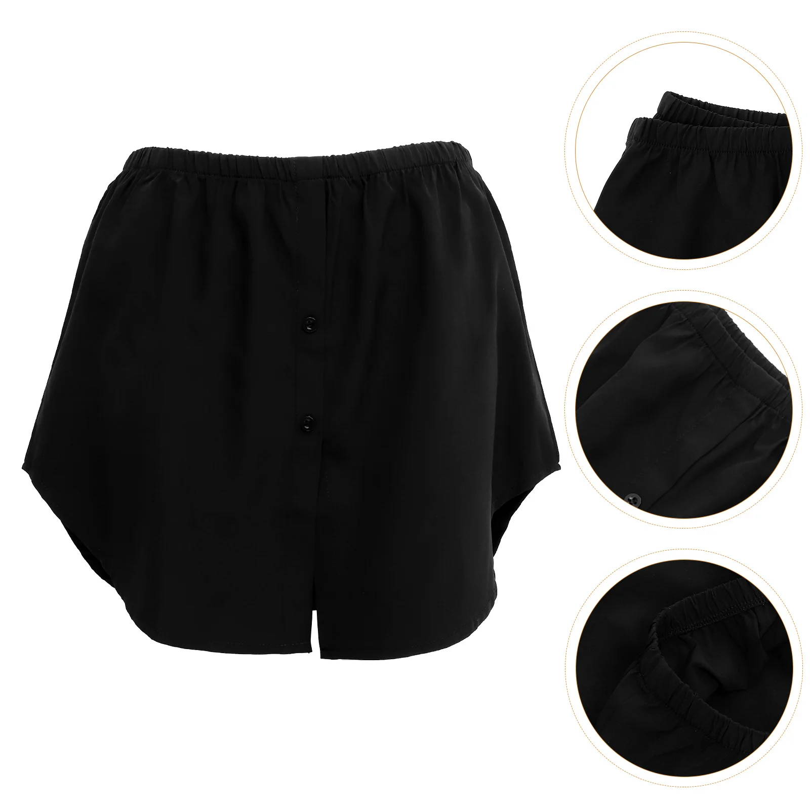 

Extender Shirt Women Layering Extenders Skirt Shirts Dress Button Half Fake Layered Girls Length Plus Size Skirts Womens