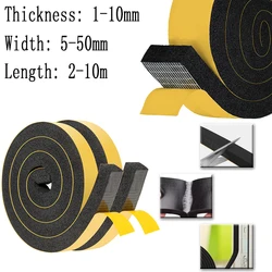 Versatile Self - Adhesive Black Foam Seal Strip (5x40mm 4m)