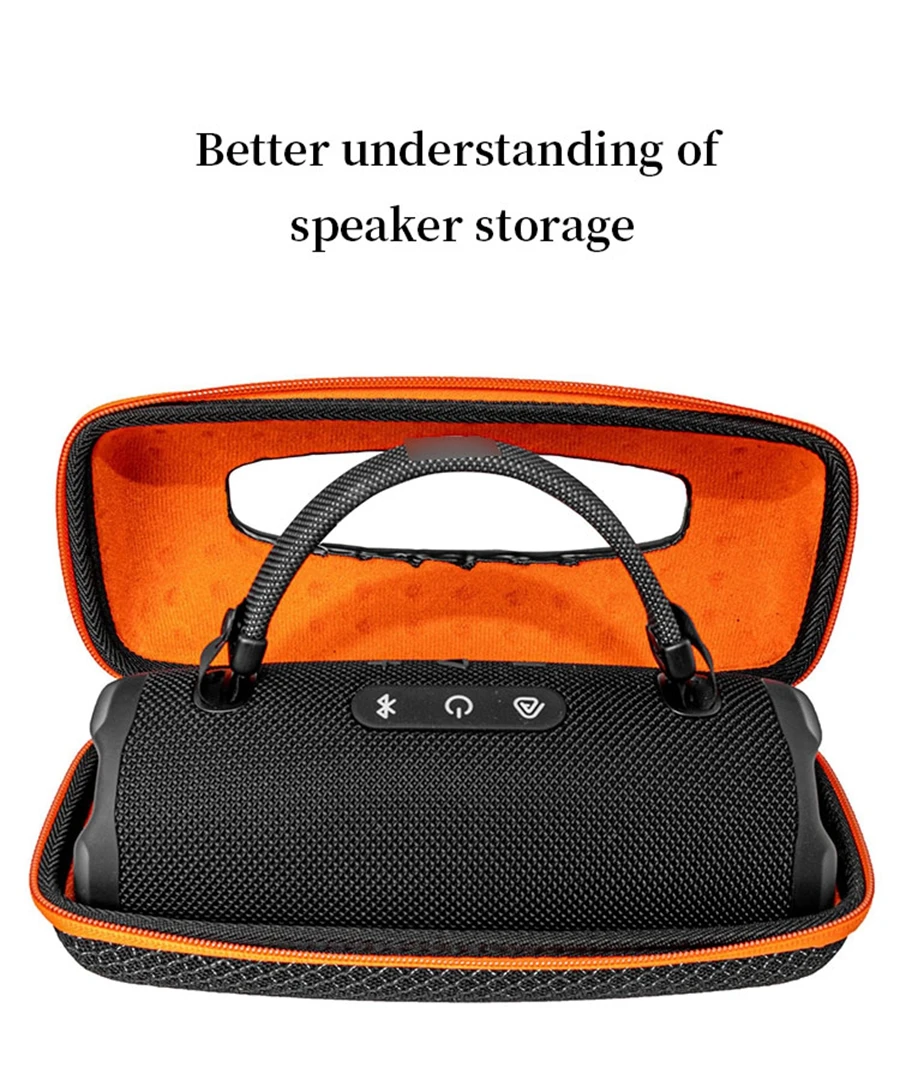 Portable Bag for JBL CHARGE6 Speaker Transparent Bags Charge 6 Outdoors Travel Carrying Sound Permeable Case