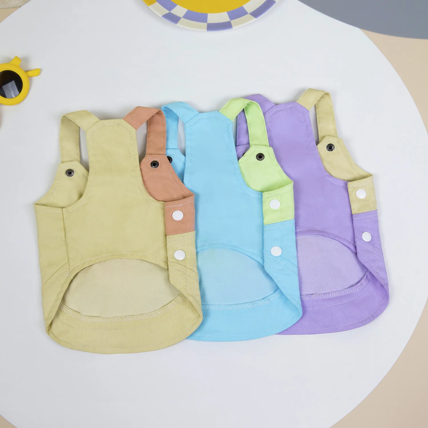 Pet Denim Dress Spring Summer Kitten Puppy Fashion Clothing