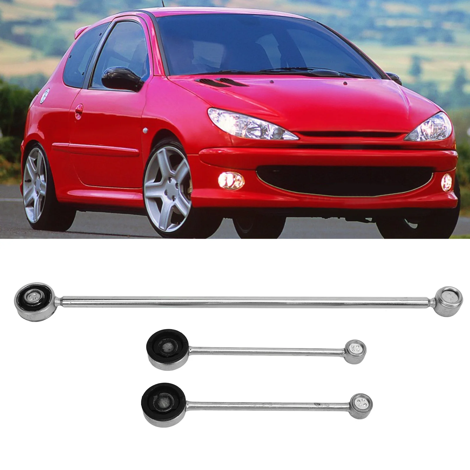 Gear Linkage Rod Selector Lever Linkage Replacement for 206 206CC 206SW 207 gear linkage push rods