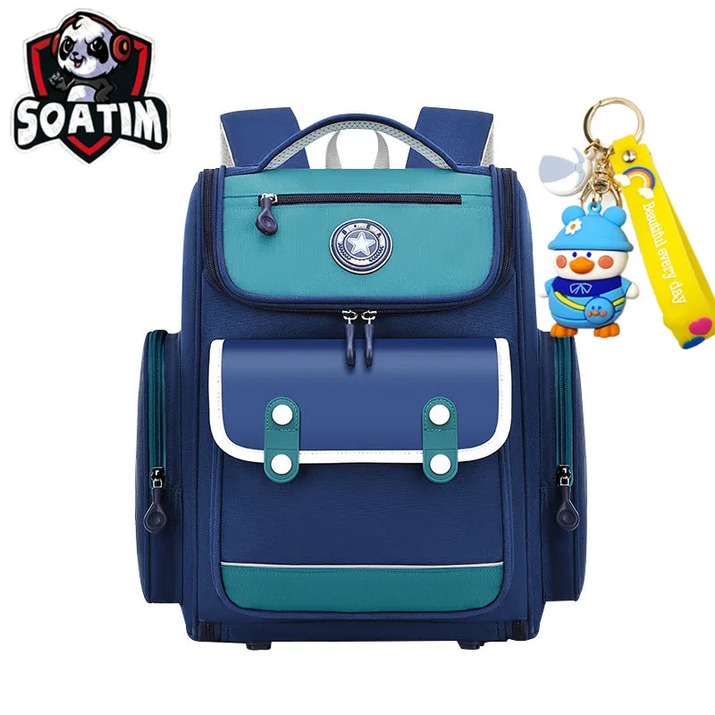 

2023 Waterproof Children school Backpack School Bags Boys kids Schoolbag primary School backpack Kids Book Bag mochila1-6 garde
